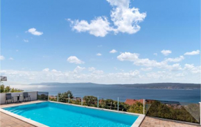 Amazing apartment in Crikvenica with Outdoor swimming pool, WiFi and 1 Bedrooms